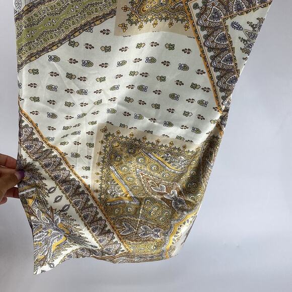 Cider Boho Paisley Backless Tank Top halter and pants set high waisted wide leg - Picture 10 of 14